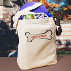 Doggy's Owner Personalized Canvas Tote Bag